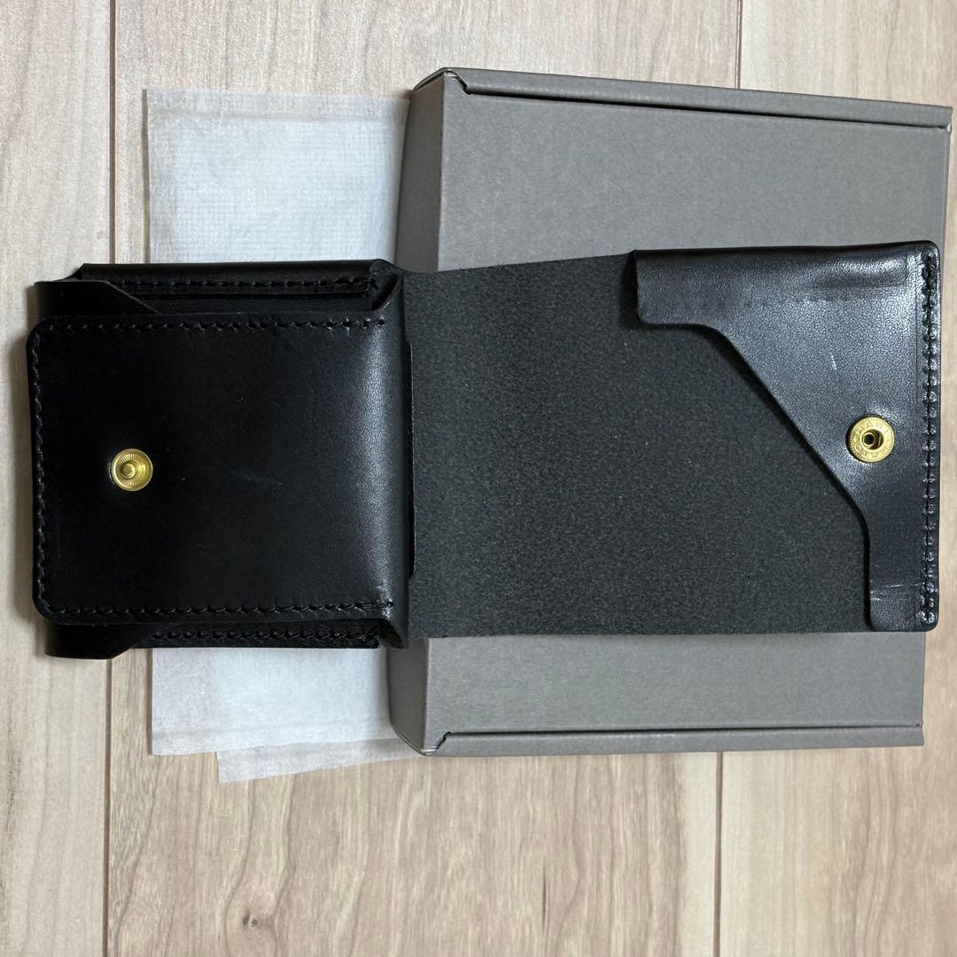 HUKURO 手のひら財布 -Beh- ブラック（黒糸）