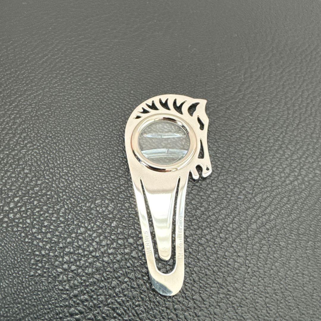 Grand Cafe 　HERMES マネークリップ　ブックマーカー