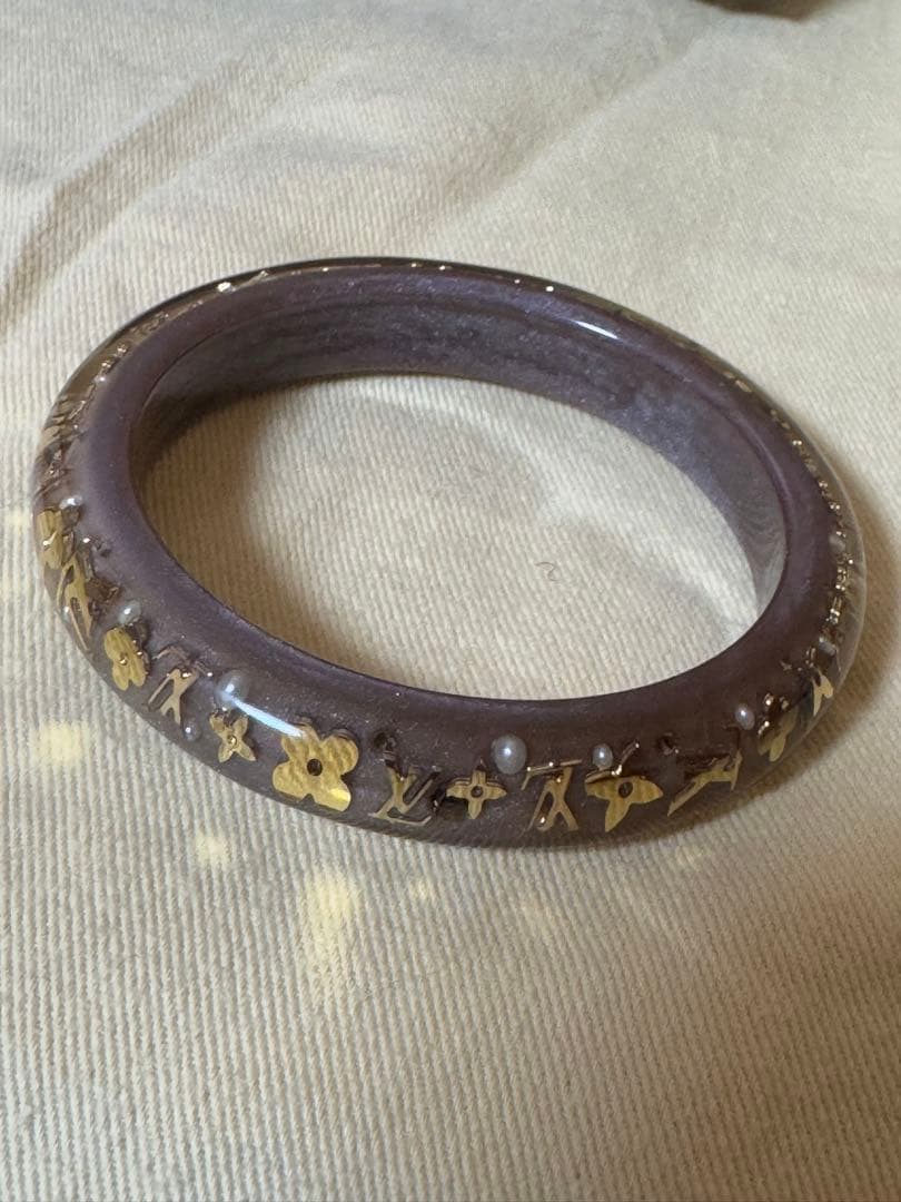 Louis Vuitton アンクルージョン バングル 美品 ベージュ