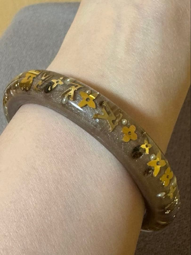 Louis Vuitton アンクルージョン バングル 美品 ベージュ