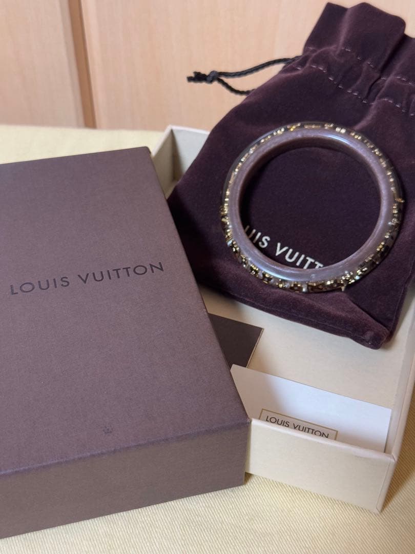 Louis Vuitton アンクルージョン バングル 美品 ベージュ