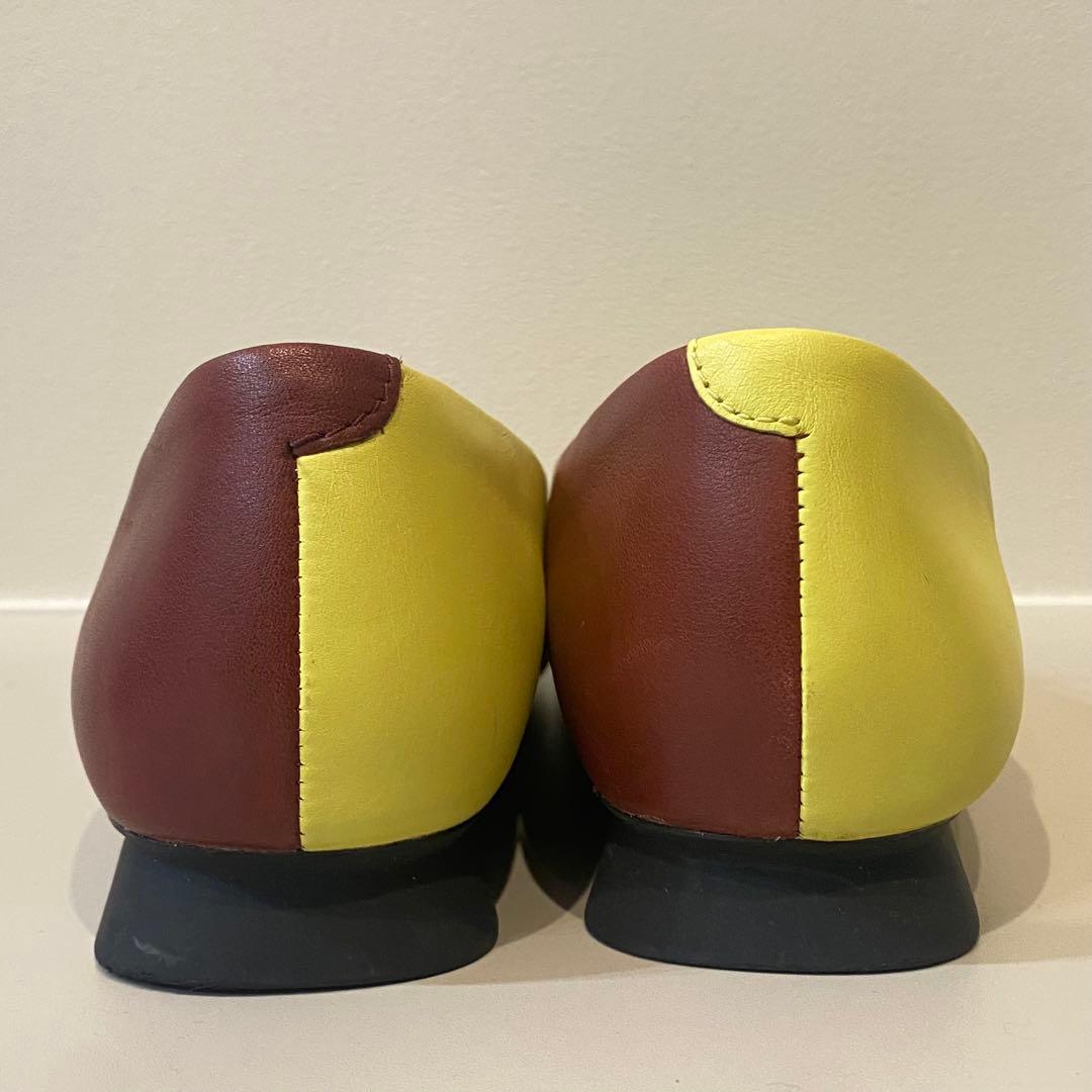 【美品】Camper twins カンペール フラットパンプス ツインズ　39