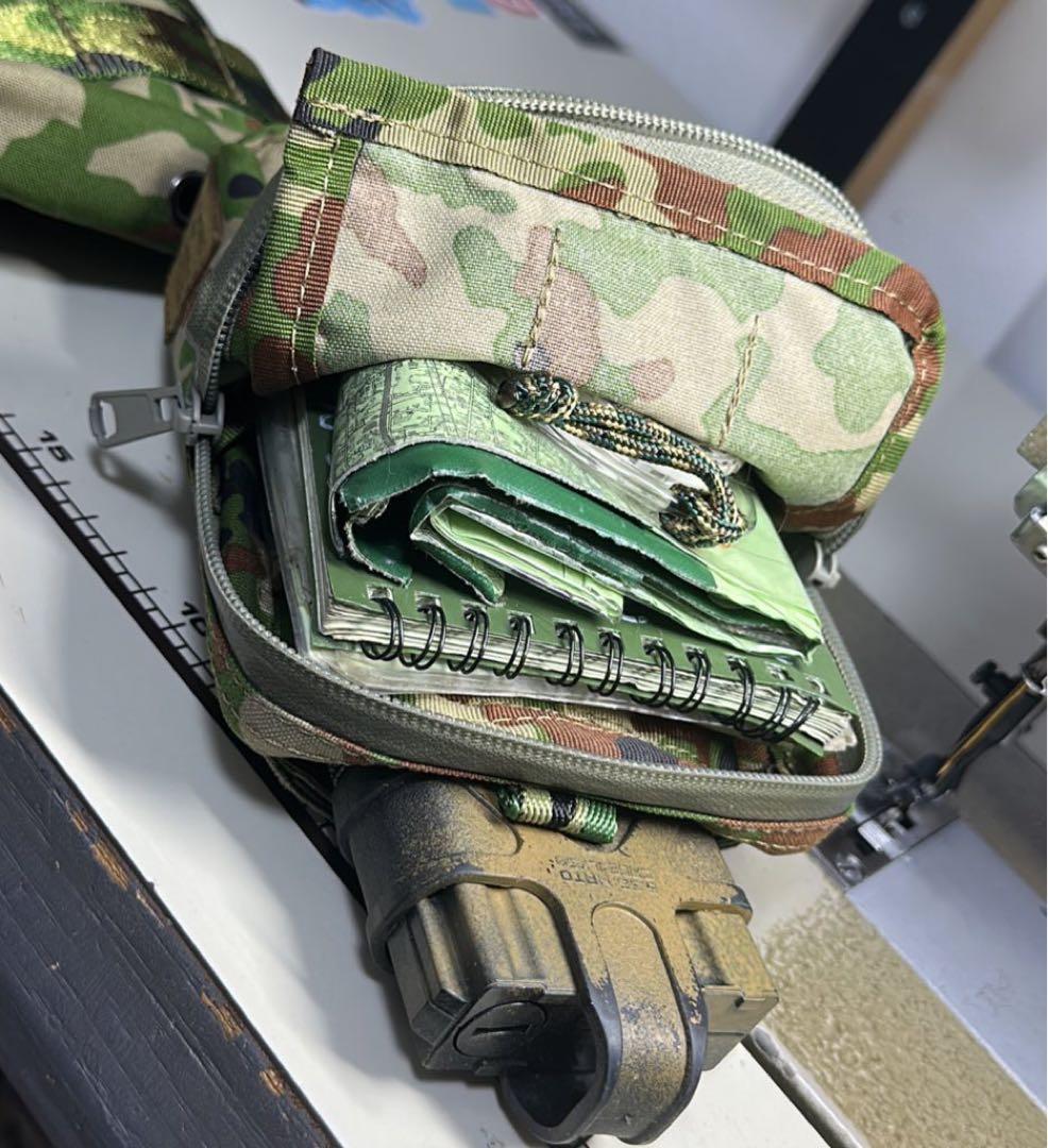 カナリア装備製作　小型ユーティリティポーチJSTA 陸自迷彩　インサート付き