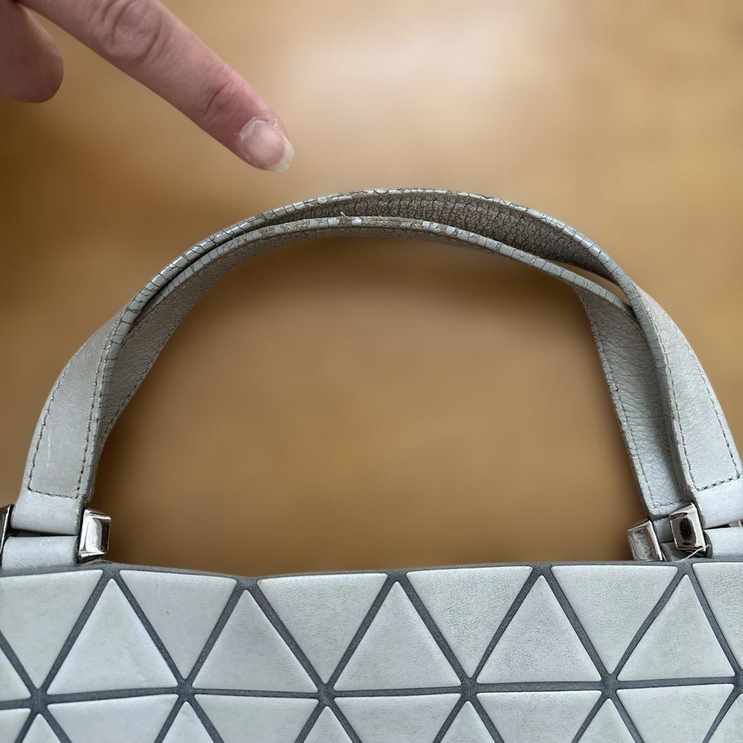 あ*ー様 BAOBAO　ISSEY MIYAKE　グレー　トートバッグ　イッセイ