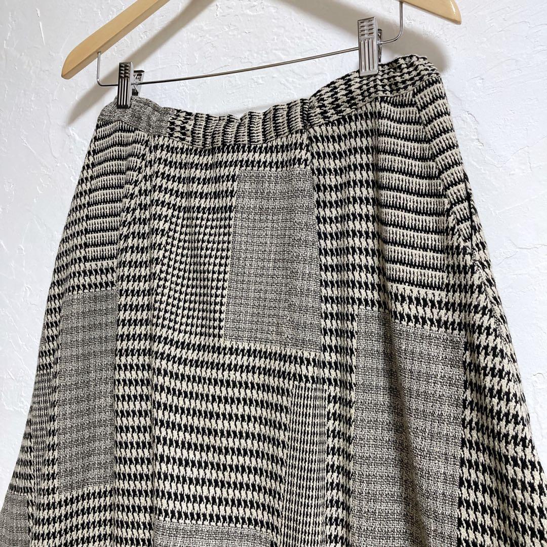 Y's　ワイズ　ヨウジヤマモト　サルエルパンツ　千鳥柄　ボタン　ワイド　M