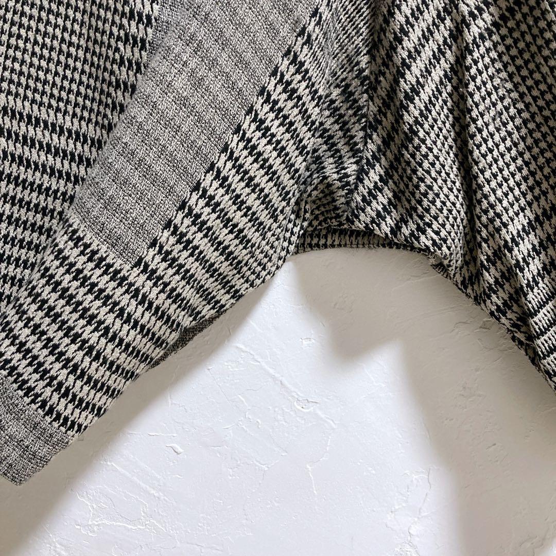 Y's　ワイズ　ヨウジヤマモト　サルエルパンツ　千鳥柄　ボタン　ワイド　M