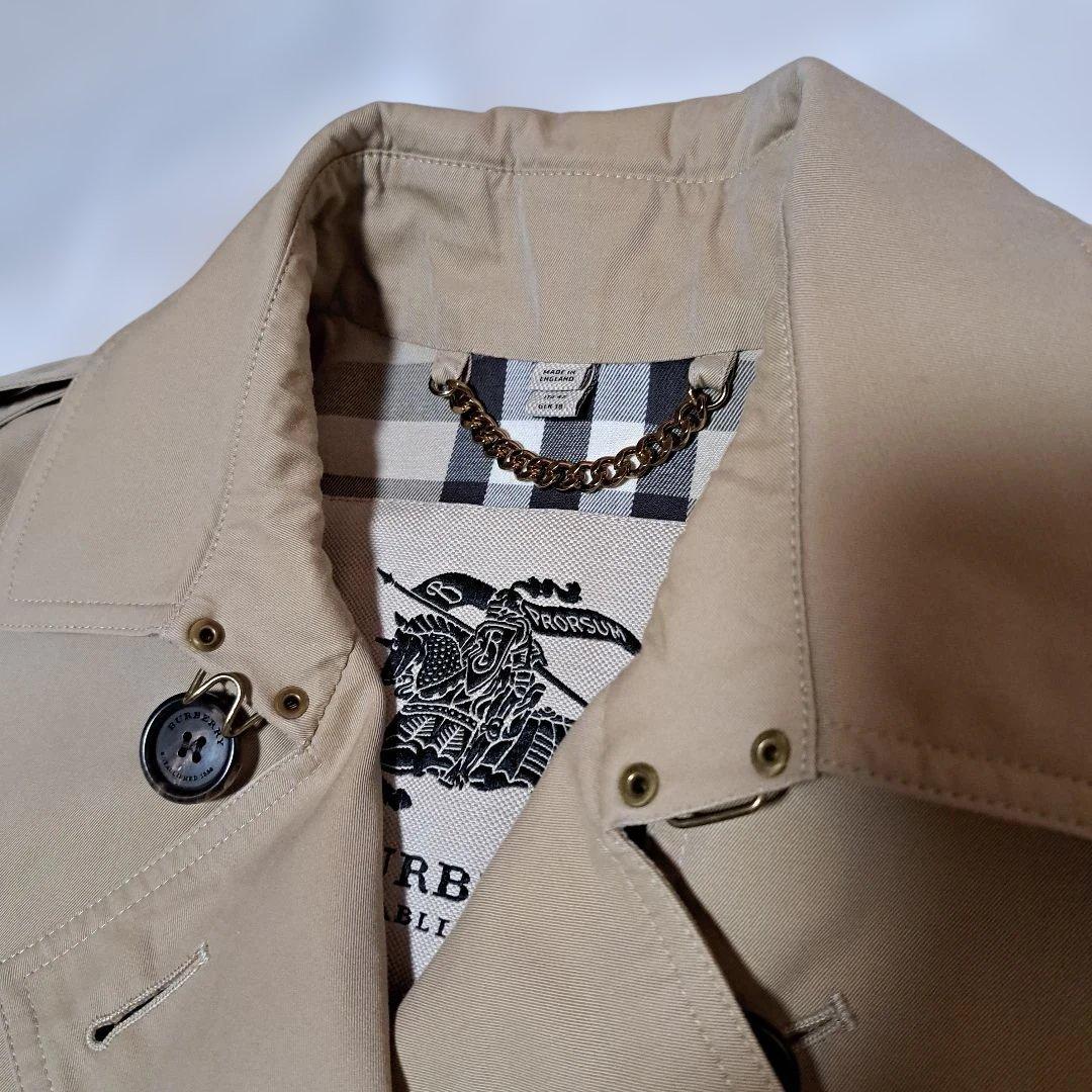 バーバリー　トレンチコート　ベージュ　タグあり　サイズ38