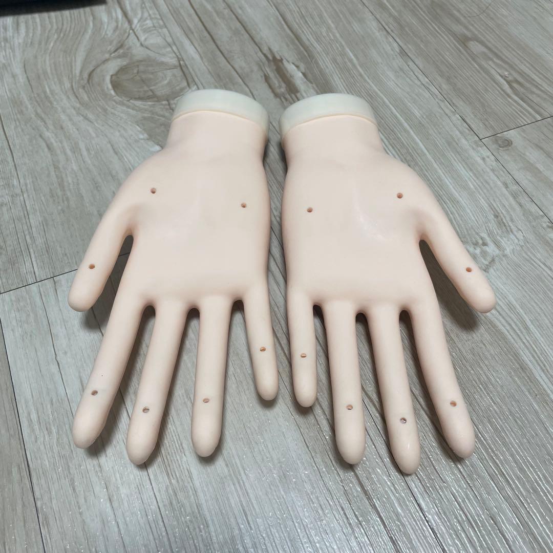 JNEC ネイルハンド チップ付き