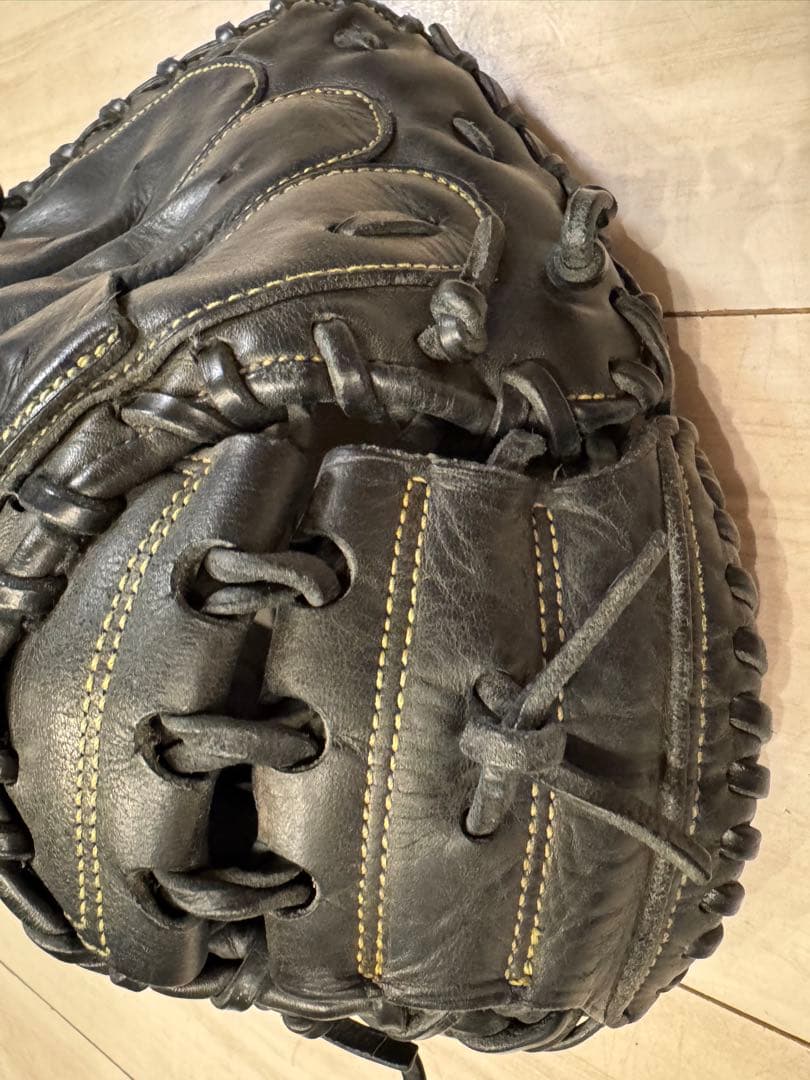 ハタケヤマ 少年軟式用キャッチャーミット TH-JR8BS 手入れ口