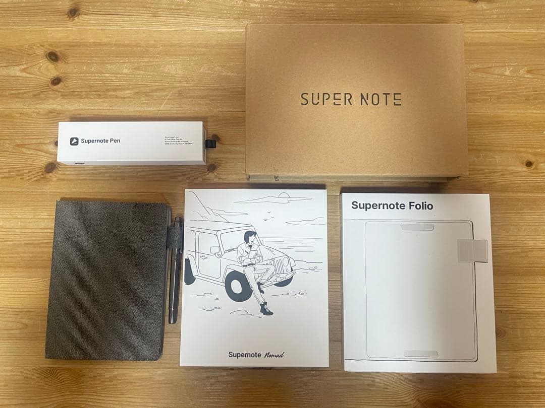 Supernote Nomad ＋スタイラスペン サムライ（合金めっき）