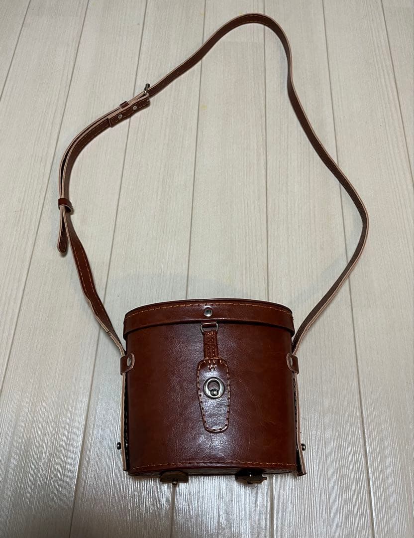 【カトーココノカドー】日本陸軍　将校用双眼鏡　レプリカ　革ケース付き美品