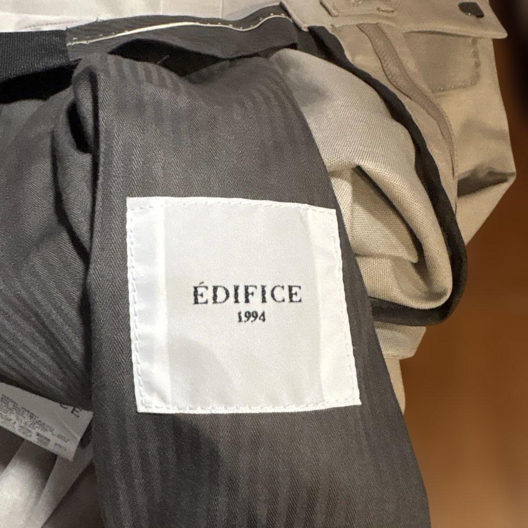 美品　ÉDIFICE ライトグレー スーツ Lサイズ
