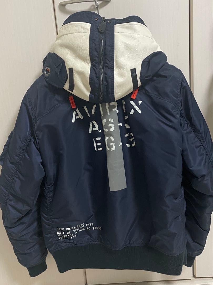 最値下げ　 AVIREX ネイビー MA-1ジャケット