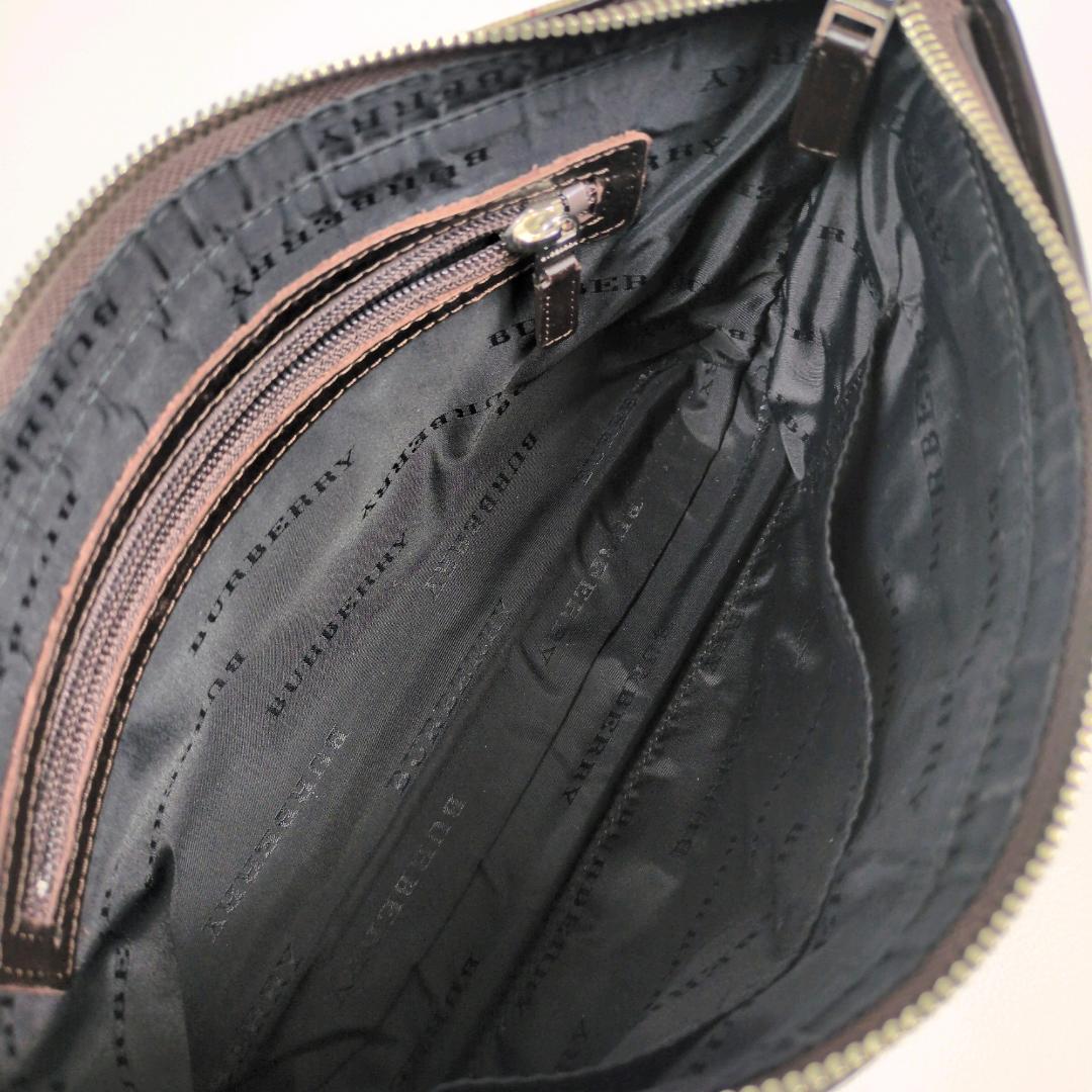 バーバリー ノバチェック ショルダーバッグ ハンドバッグ ブラウン 2way