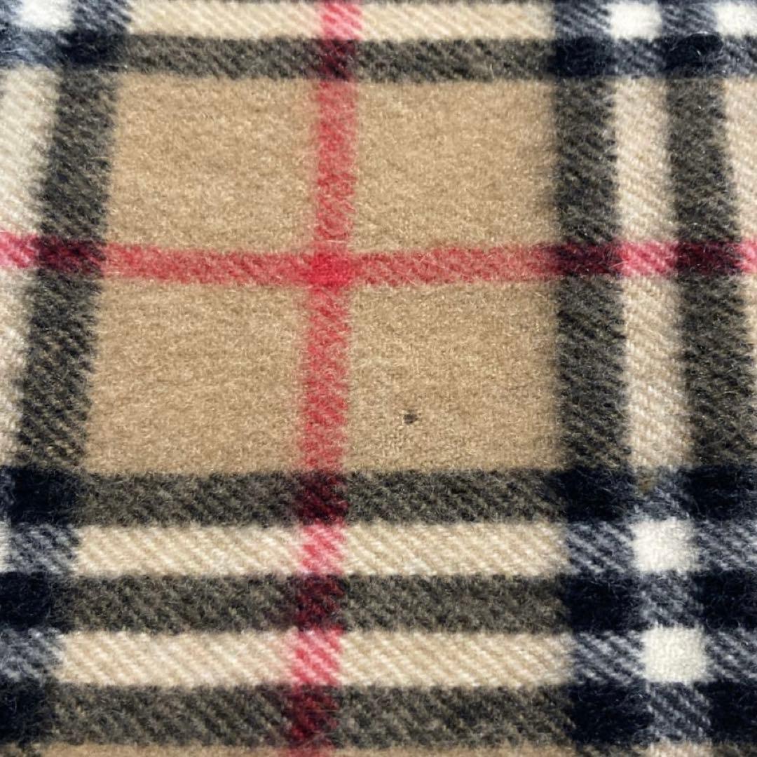 バーバリー カシミヤ100% マフラー ノバチェック ブラウン ベージュ