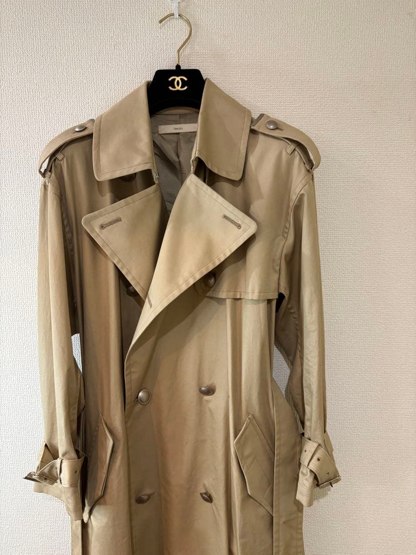 井川遥 【Herato/ヘルト】 トレンチコート Ⅱ ベージュ 美品