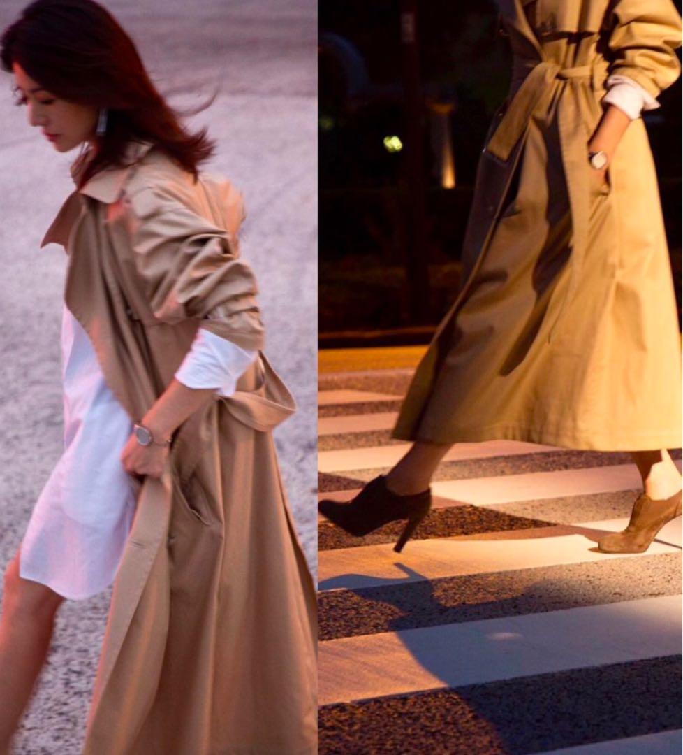 井川遥 【Herato/ヘルト】 トレンチコート Ⅱ ベージュ 美品