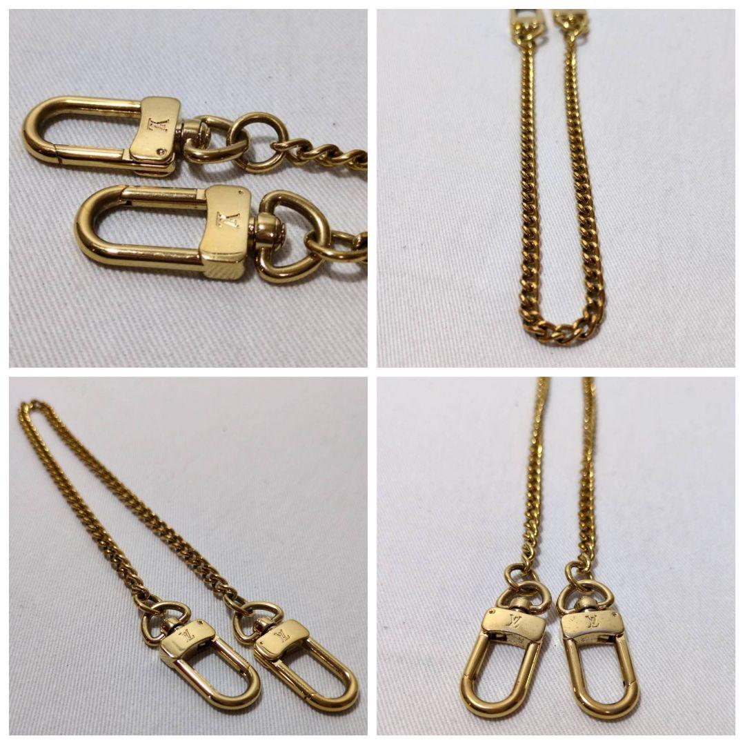 良品　LOUIS VUITTON　ルイヴィトン　ゴールド　ウォレットチェーン
