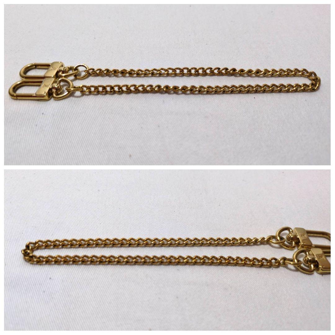 良品　LOUIS VUITTON　ルイヴィトン　ゴールド　ウォレットチェーン