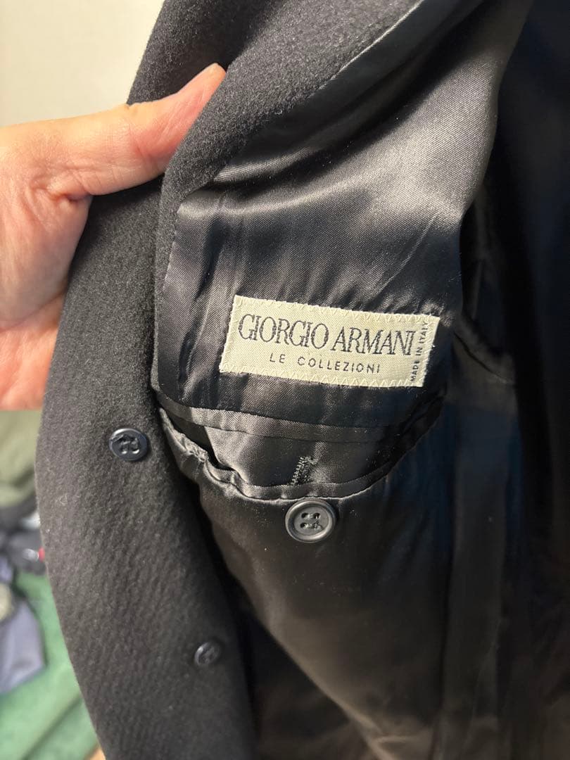 GIORGIO ARMANI ロングコート 50REG（L相当） ウール100%