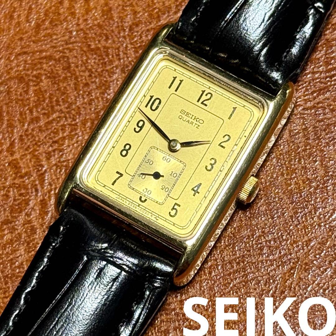 A110 伝説級 希少 稼働品SEIKO スクエア型　90年代ヴィンテージ