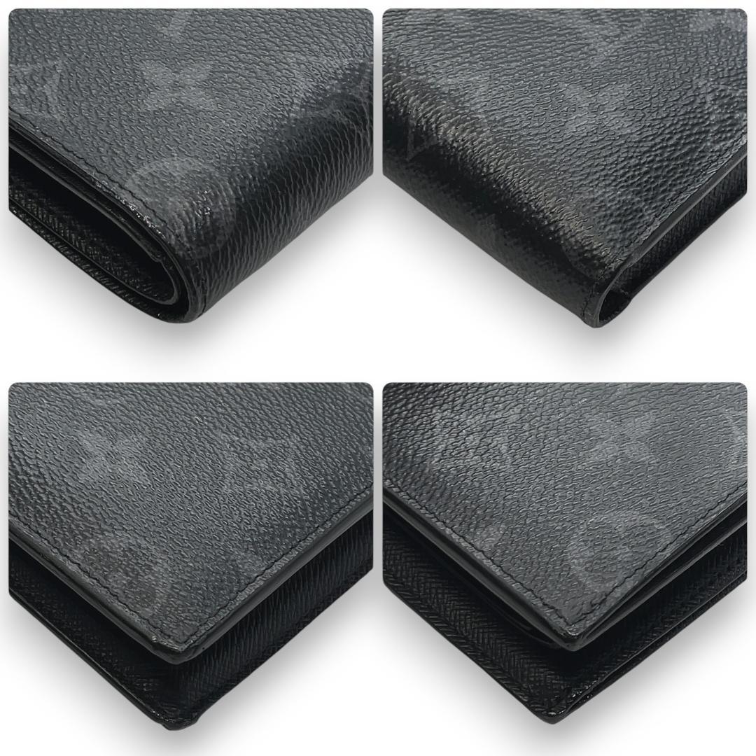 現行極美品☆ルイヴィトン ポルトフォイユ・マルコNM エクリプス 二つ折り財布