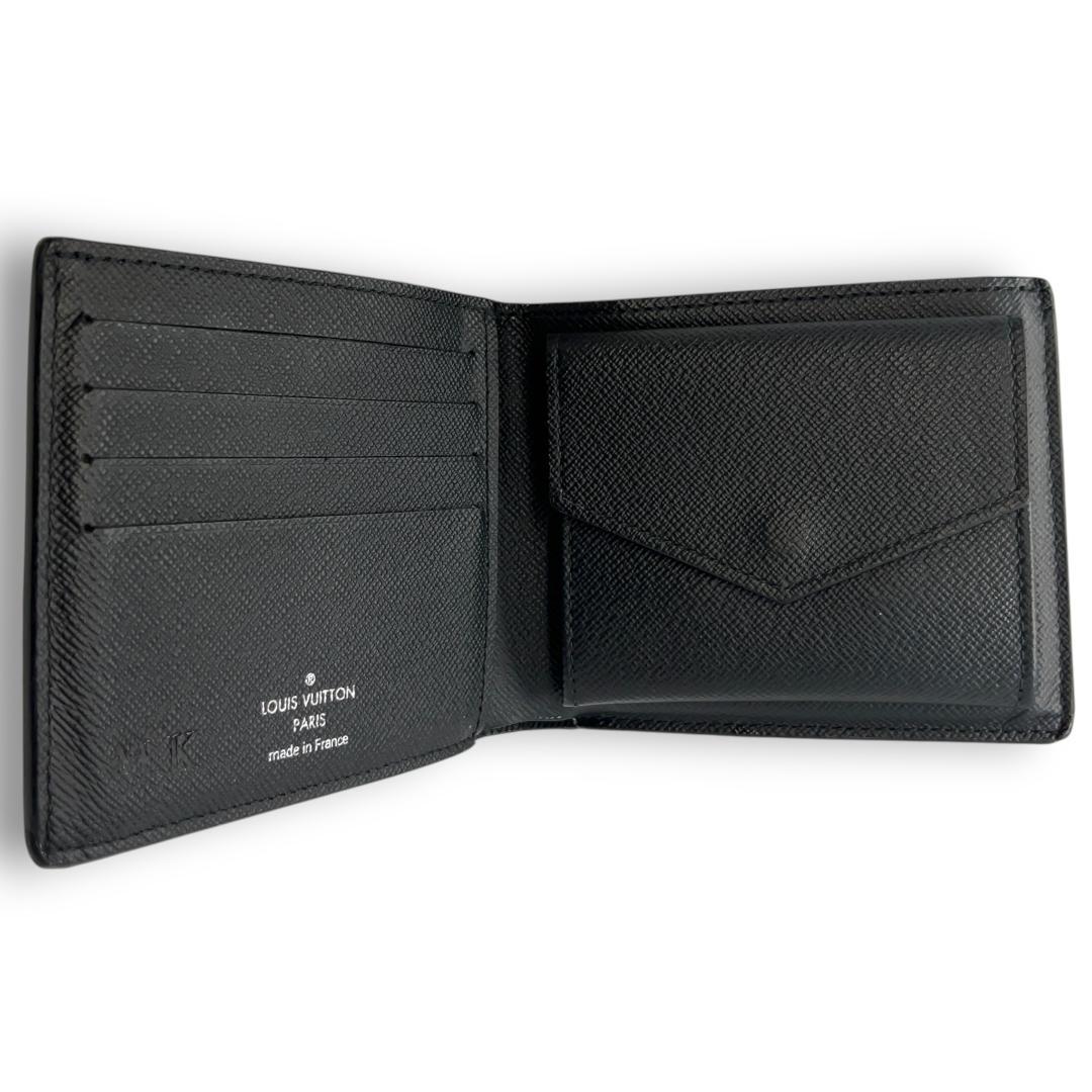 現行極美品☆ルイヴィトン ポルトフォイユ・マルコNM エクリプス 二つ折り財布