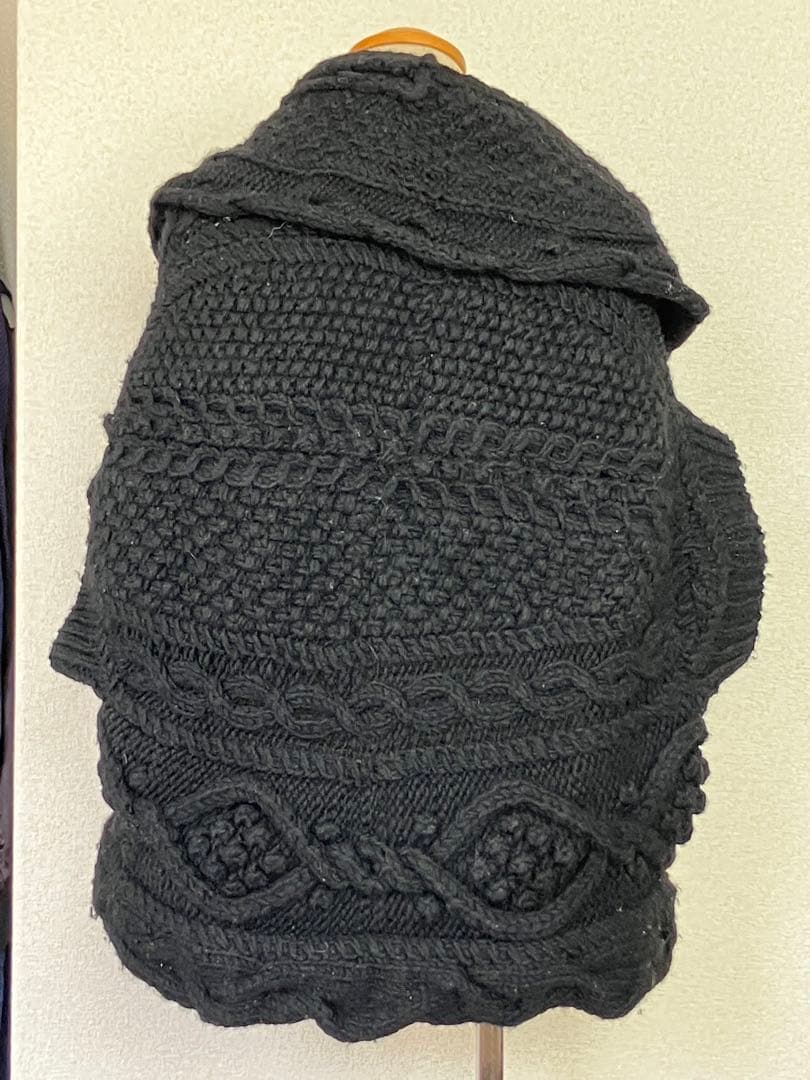 tricot COMME des GARÇONS ニットベスト　黒