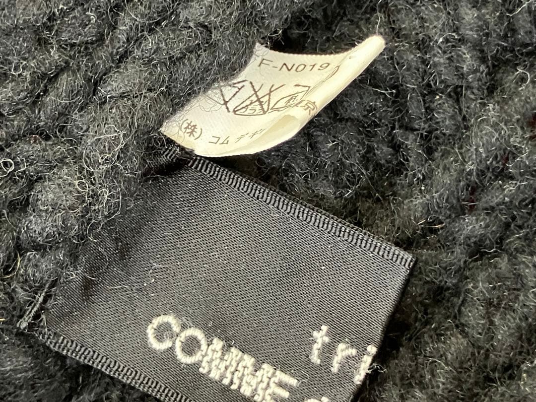 tricot COMME des GARÇONS ニットベスト　黒