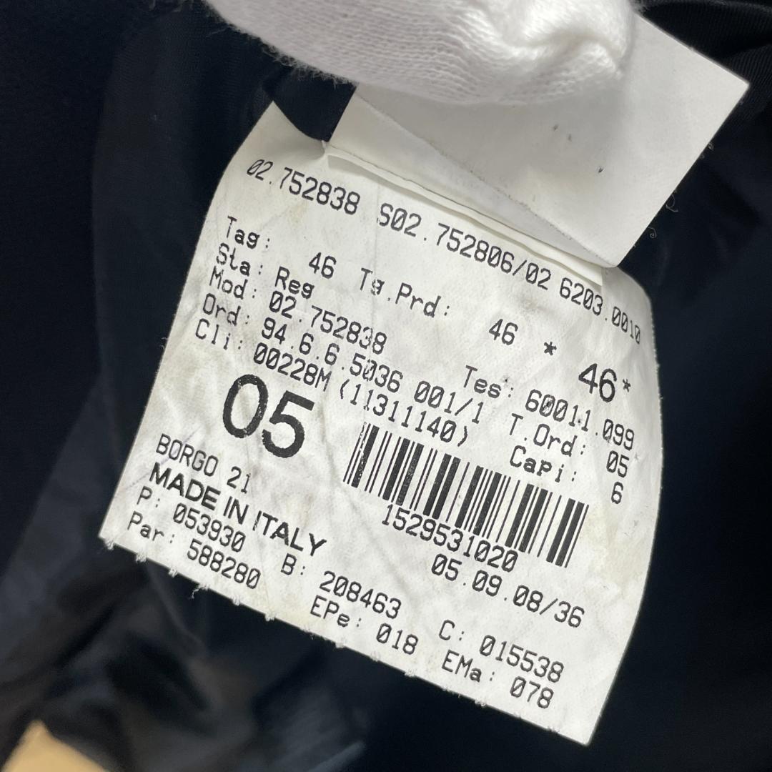 GIORGIO ARMANI　セットアップ　46　黒　ビジネスカジュアル