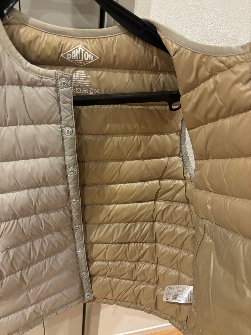 DANTON ダントン　ダウンベスト　インナーダウン　サイズ34