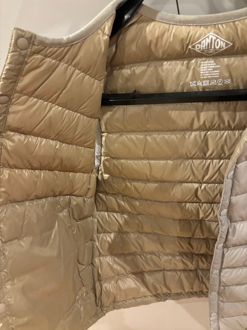 DANTON ダントン　ダウンベスト　インナーダウン　サイズ34