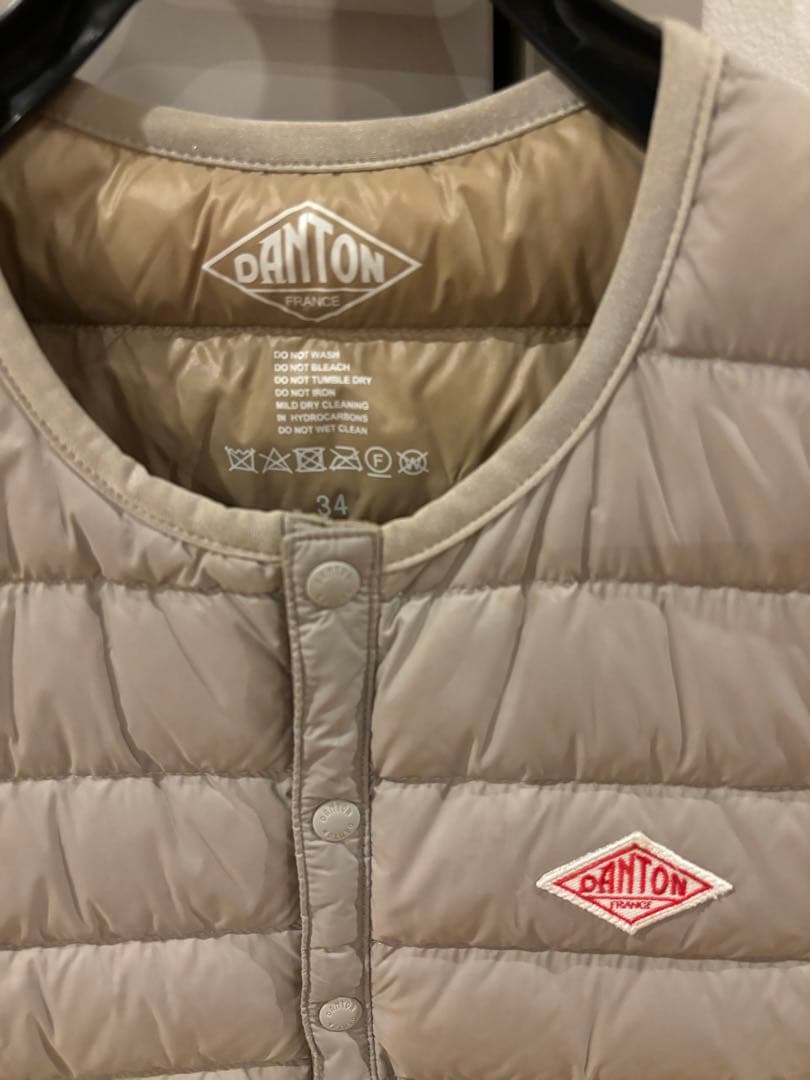 DANTON ダントン　ダウンベスト　インナーダウン　サイズ34