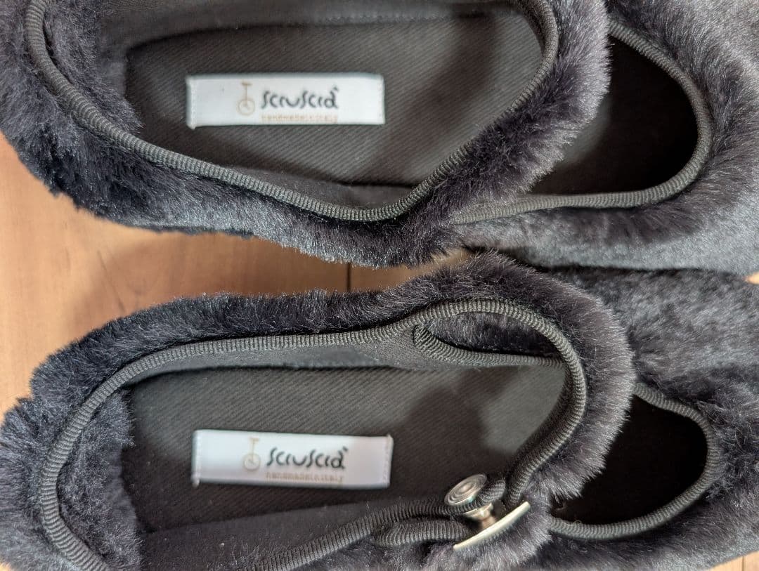 ふくこ！最終値下げ！Sciuscia シューシャファーブラック38