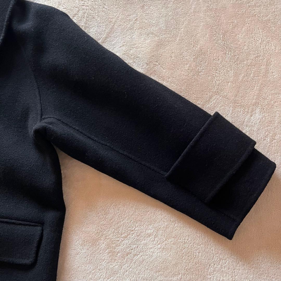 美品✨川口春奈衣装 Mila Owenハーフ丈Ａラインコート silent 黒