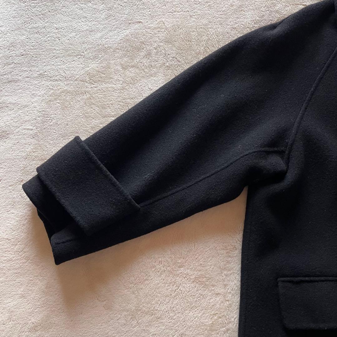 美品✨川口春奈衣装 Mila Owenハーフ丈Ａラインコート silent 黒