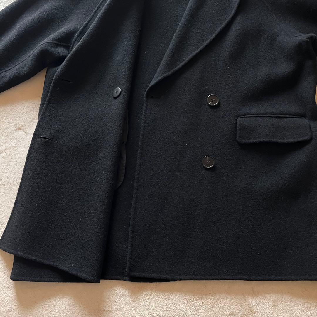 美品✨川口春奈衣装 Mila Owenハーフ丈Ａラインコート silent 黒