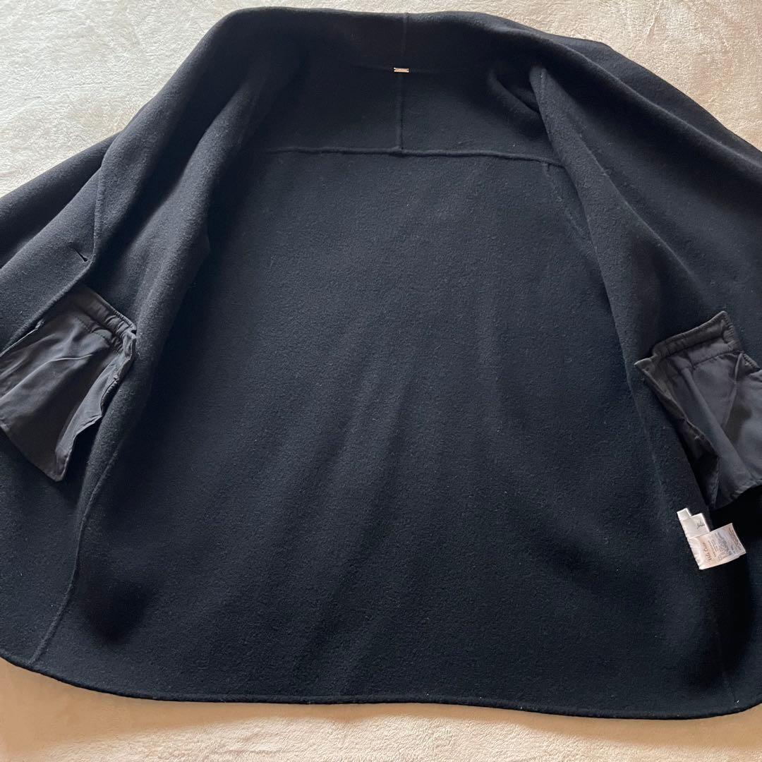 美品✨川口春奈衣装 Mila Owenハーフ丈Ａラインコート silent 黒
