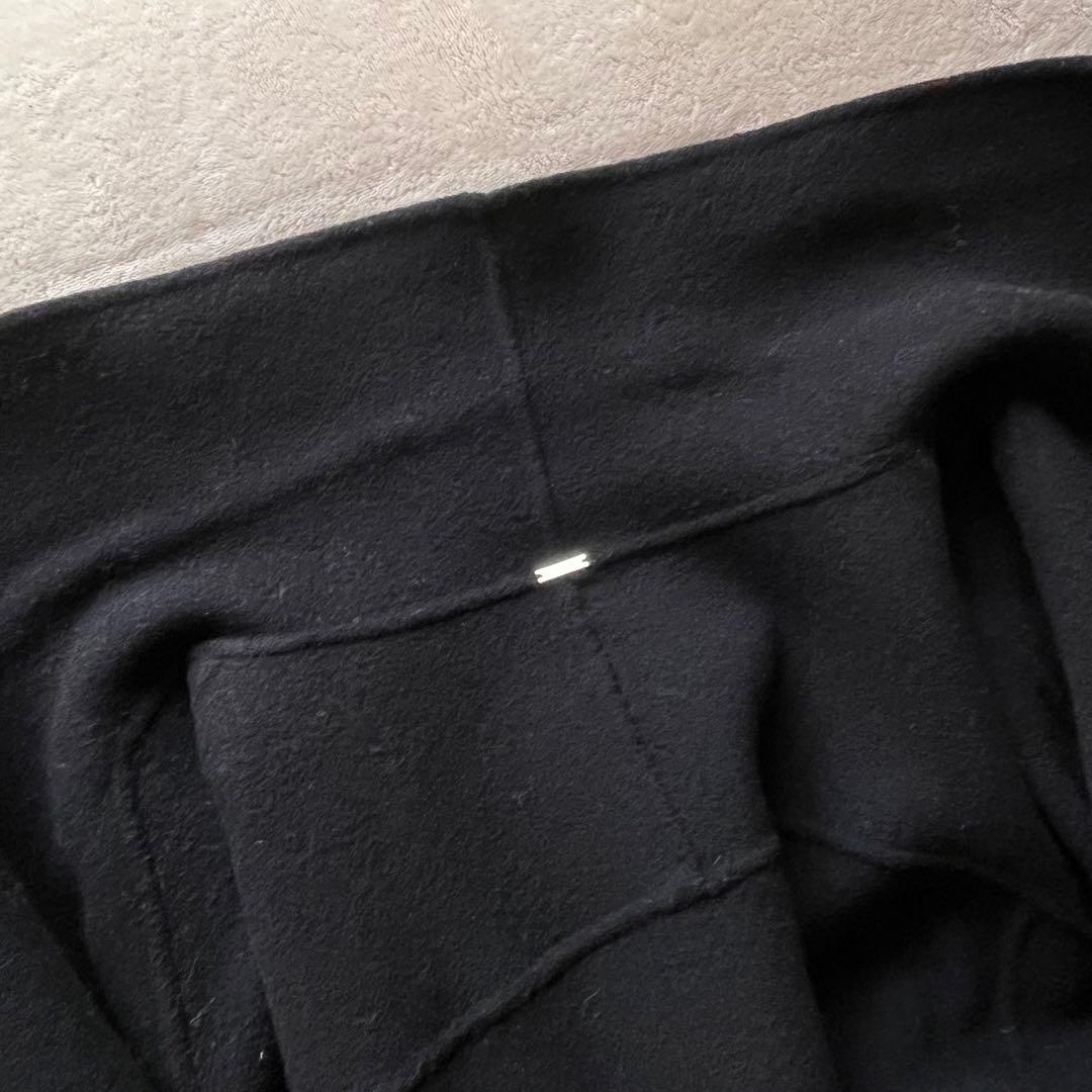 美品✨川口春奈衣装 Mila Owenハーフ丈Ａラインコート silent 黒