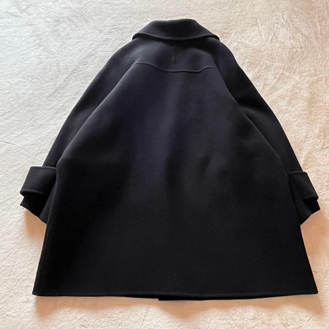 美品✨川口春奈衣装 Mila Owenハーフ丈Ａラインコート silent 黒