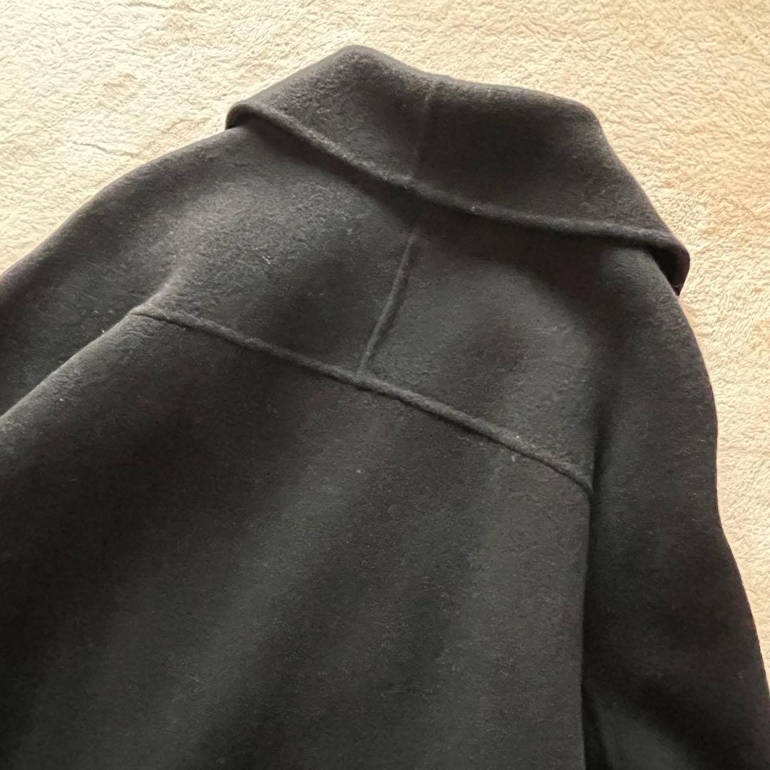 美品✨川口春奈衣装 Mila Owenハーフ丈Ａラインコート silent 黒