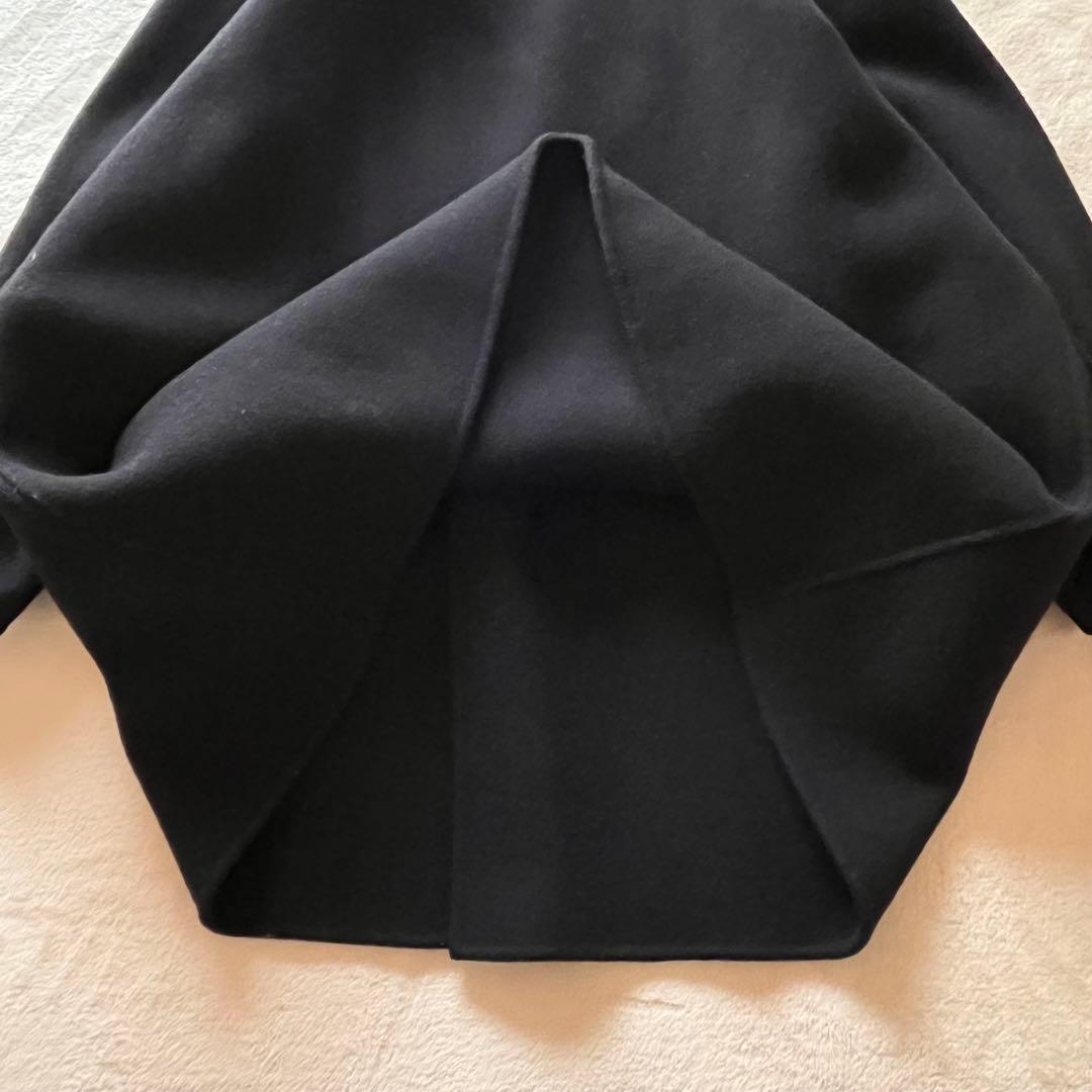 美品✨川口春奈衣装 Mila Owenハーフ丈Ａラインコート silent 黒