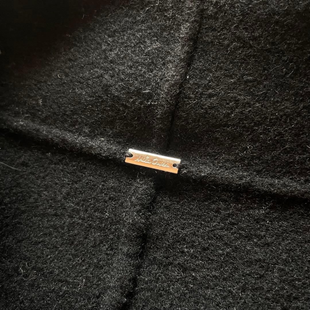 美品✨川口春奈衣装 Mila Owenハーフ丈Ａラインコート silent 黒