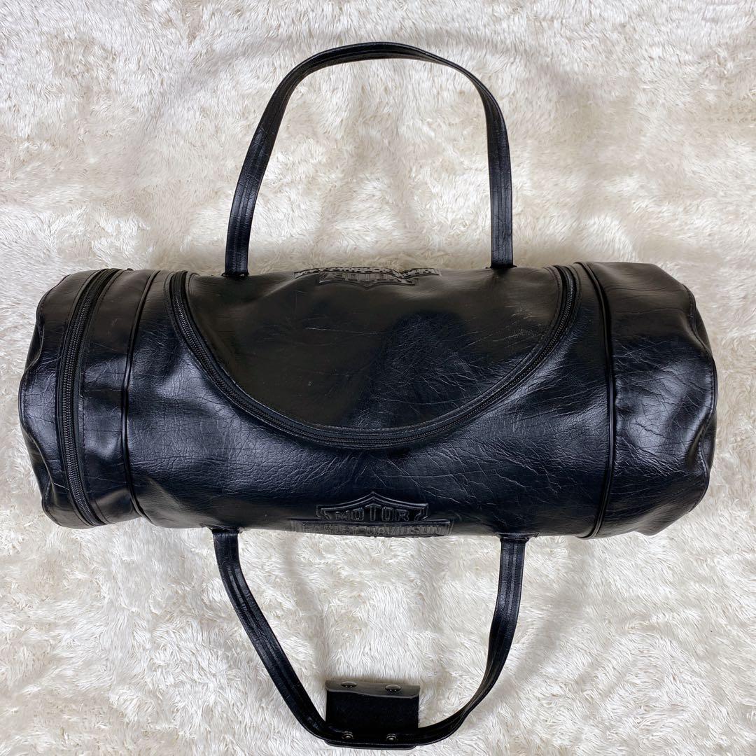 HARLEY-DAVIDSON ハーレーダビッドソン ボストンバック レザー 黒