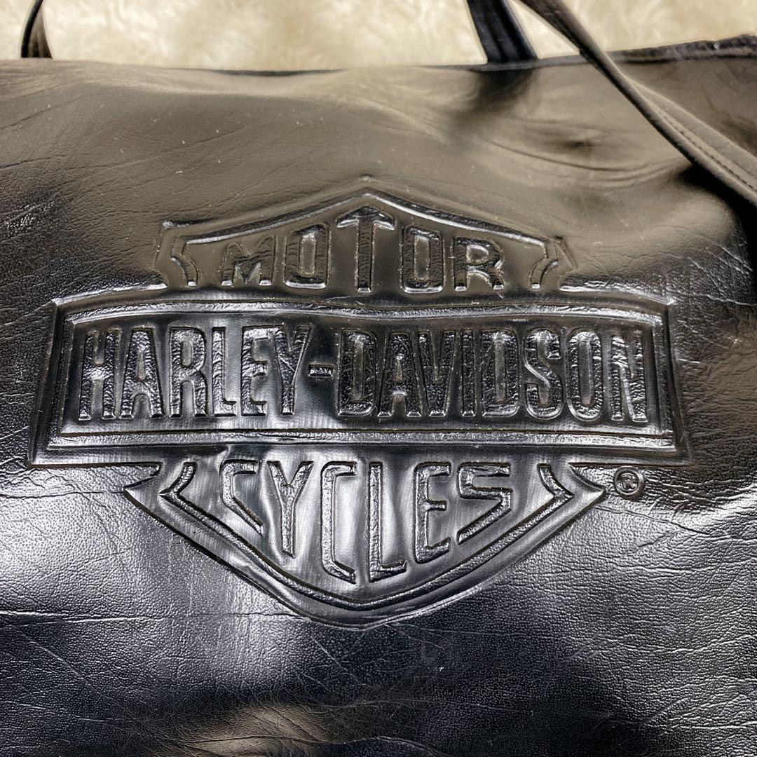 HARLEY-DAVIDSON ハーレーダビッドソン ボストンバック レザー 黒
