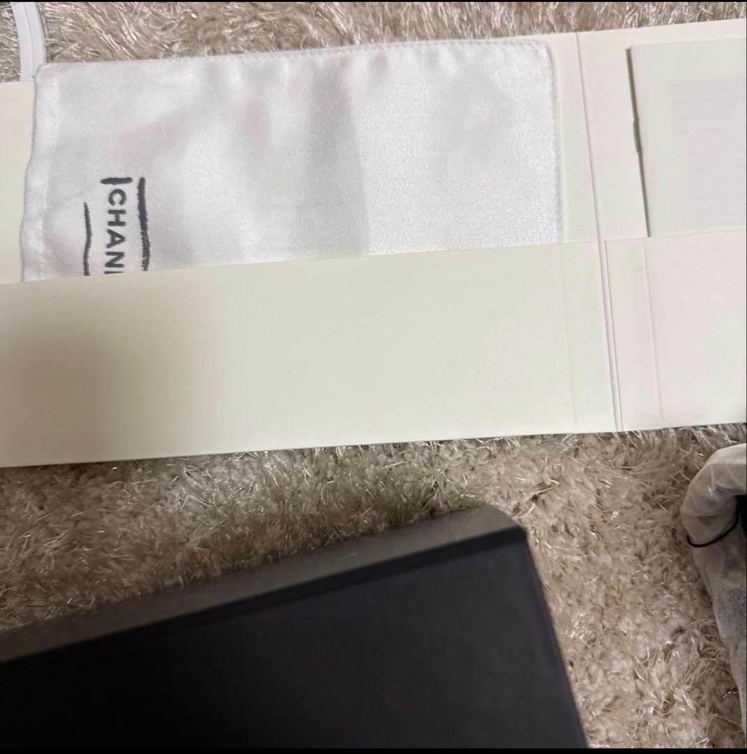 CHANEL ブラックレザー ショルダーバッグ