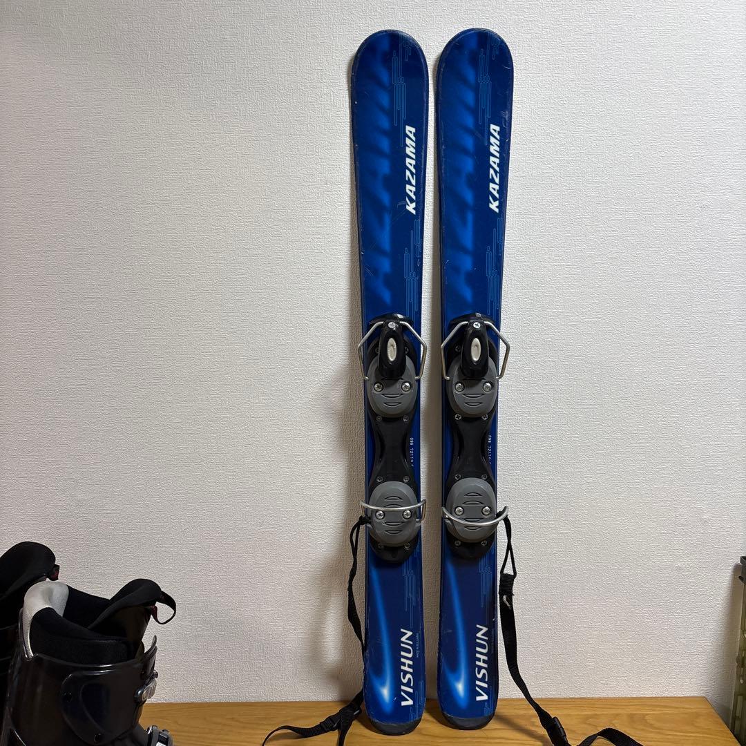 メンズ　ショートスキー　ファンスキーセット　KAZAMA 27-27.5cm