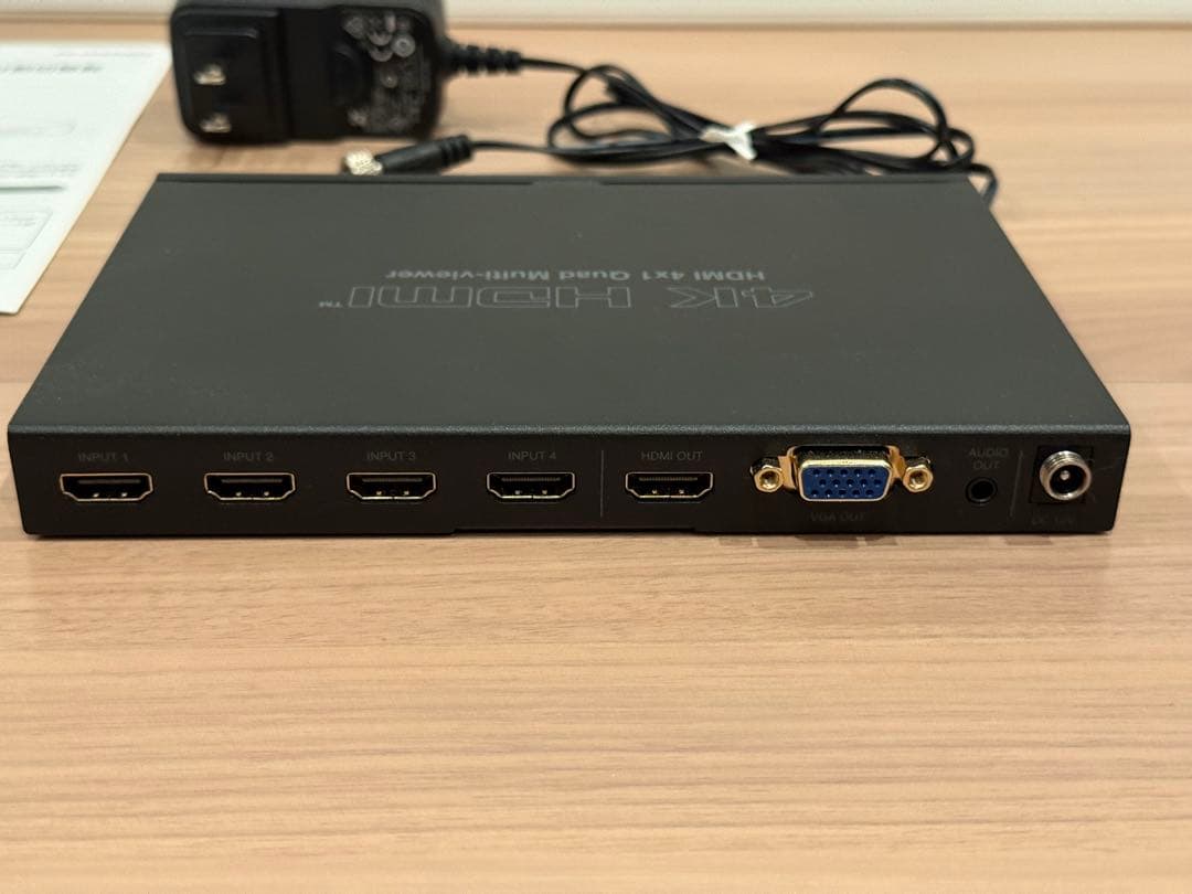 美品★サンワサプライ SW-UHD41MTV 4K対応 4分割同時表示