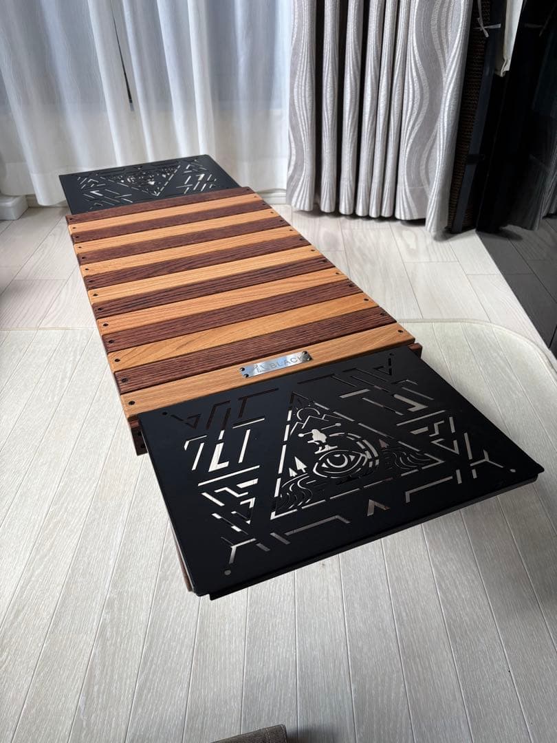 BLACK DESIGNブラックデザイン　ハレテーブルアイアンプレートセット