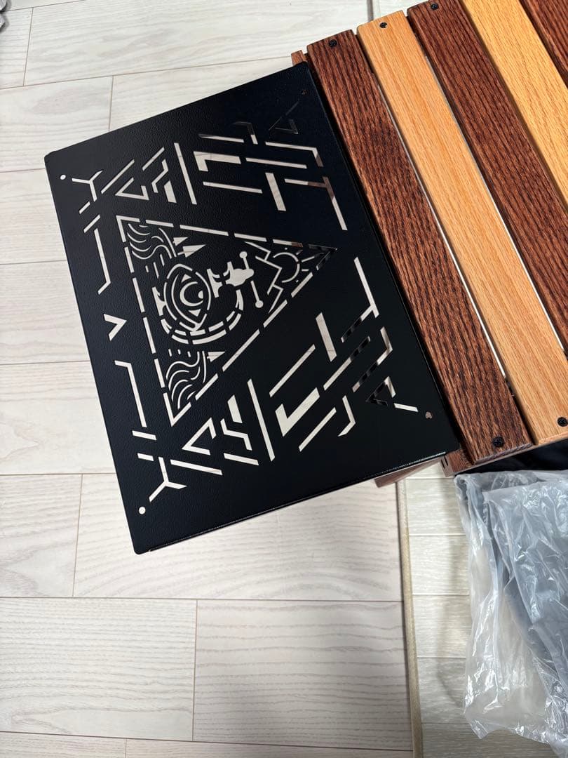 BLACK DESIGNブラックデザイン　ハレテーブルアイアンプレートセット